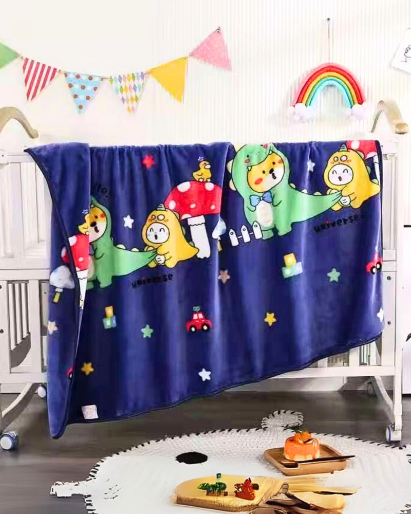 Little Dino Galaxy Soft Baby Premium Quality Blanket