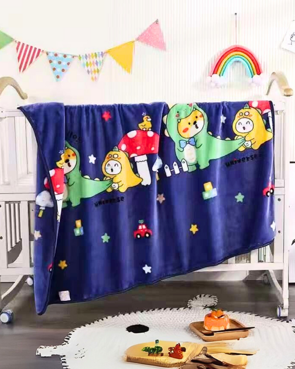 Little Dino Galaxy Soft Baby Premium Quality Blanket