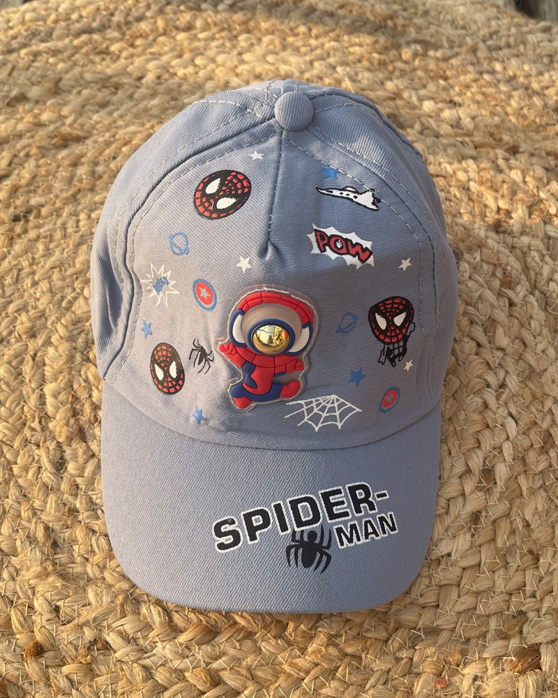 Space Grey Star Explorer Baby & Kids Cap