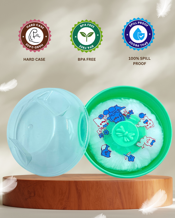 Minty Fresh Soft Powder Puff  Box