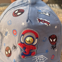 Space Grey Star Explorer Baby & Kids Cap
