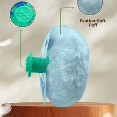 Minty Fresh Soft Powder Puff  Box
