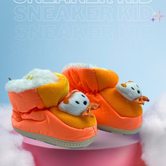 Glow Paws Orange Shoes / Booties