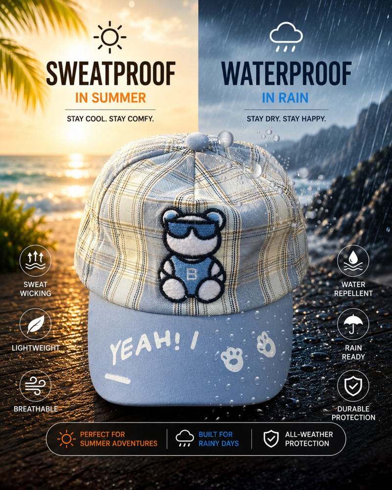 Play Mode Cool Teddy Cap