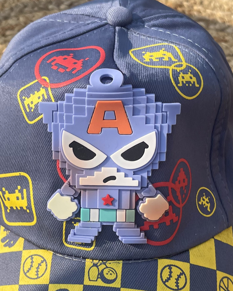 Mini Avenger Hero Pixel Cap