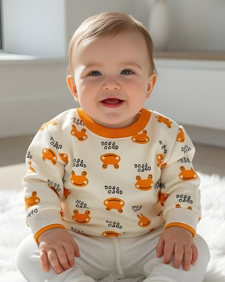 Tiny Rider Summer Baby T-shirt- Orange