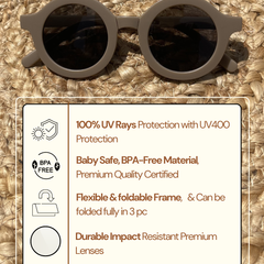 Aura Shade Fully Foldable Baby Sunglasses