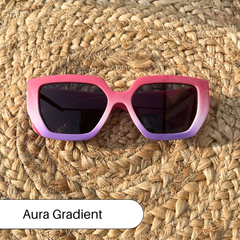 Candy Pink Baby Cap + Aura Gradient Sunglasses Combo 🧢 🕶️