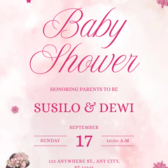Simple & Sweet Custom Baby Shower Invitations