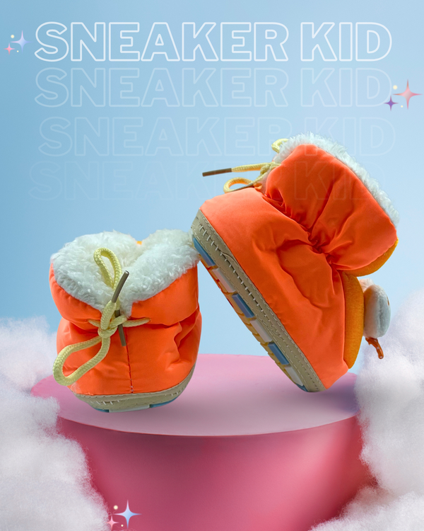 Glow Paws Orange Shoes / Booties