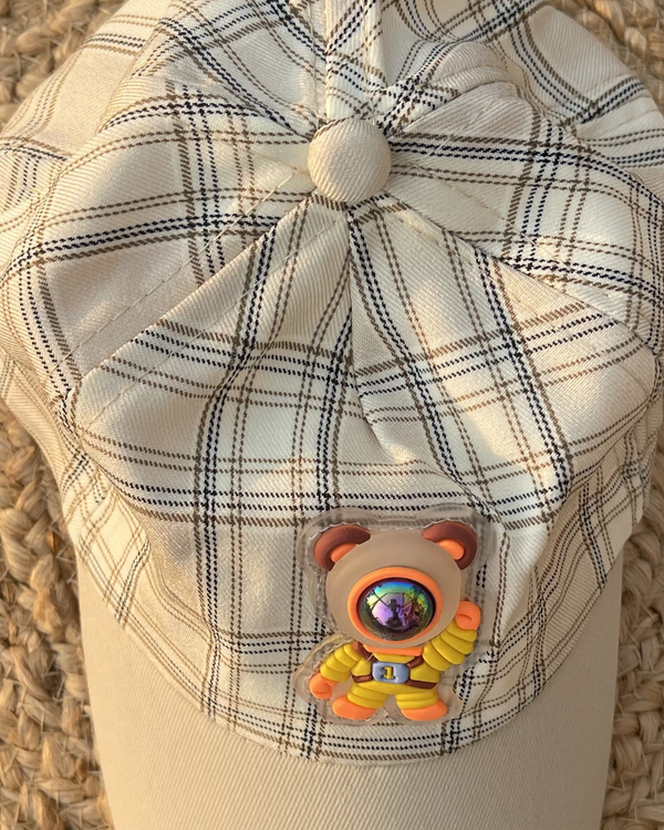 Soft Beige Galaxy Buddy Baby & Toddler Cap
