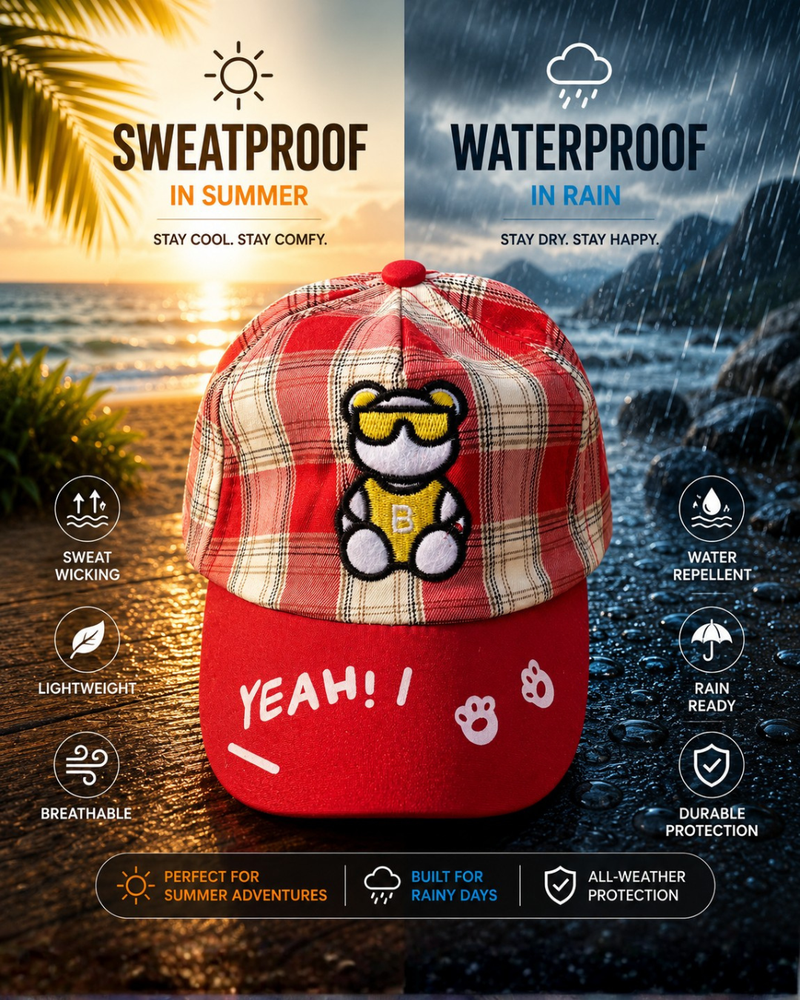Play Mode Cool Teddy Cap