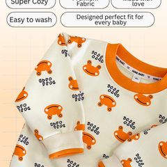 Tiny Rider Summer Baby T-shirt- Orange
