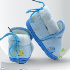Blue Wild Baby Shoes / Booties