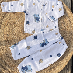 Little Cosmo 100% Soft Baby Muslin Outfit Set