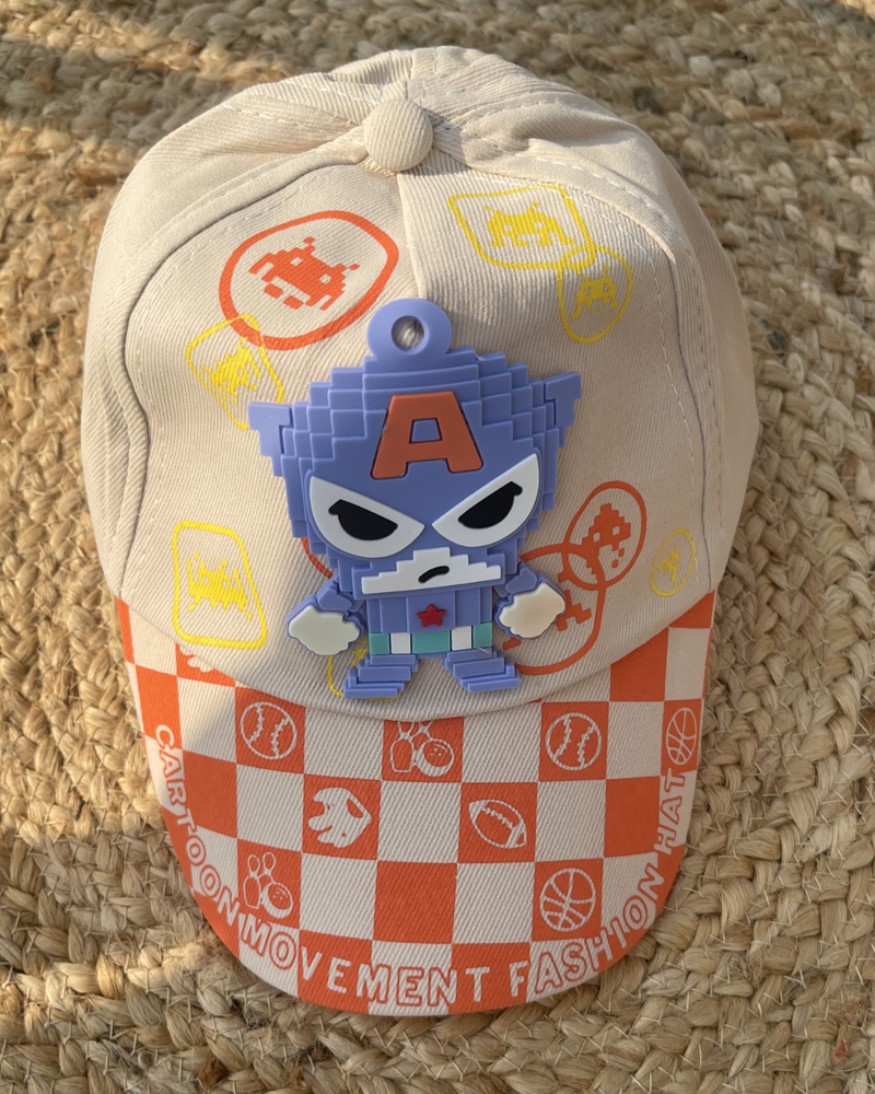 Mini Avenger Hero Pixel Cap