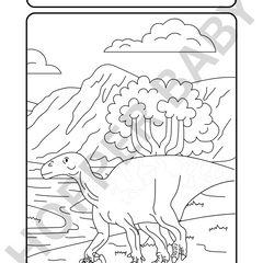 Jurassic Joy – Dino Colouring Page