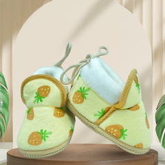 Goldie Straw Baby Shoes / Booties