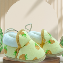 Goldie Straw Baby Shoes / Booties