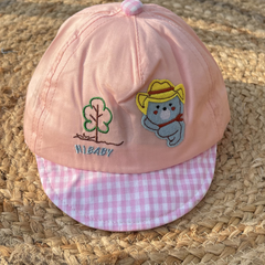 Cubby Bear Summer Checks Newborn Cap  🐻 (0 to 1.5 Years)