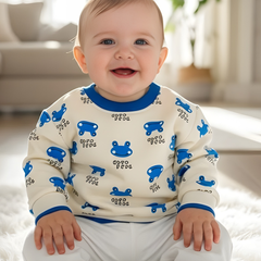 Tiny Rider Summer Baby T-shirt- Blue