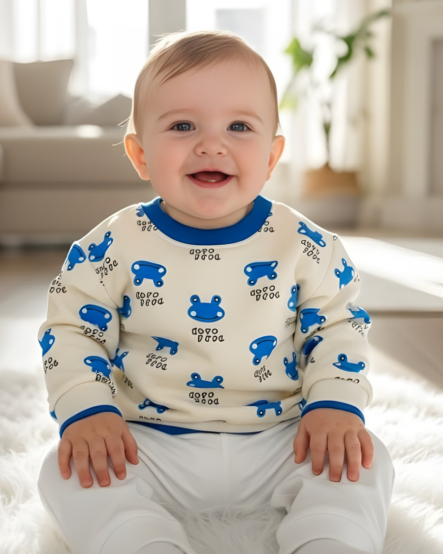 Tiny Rider Summer Baby T-shirt- Blue