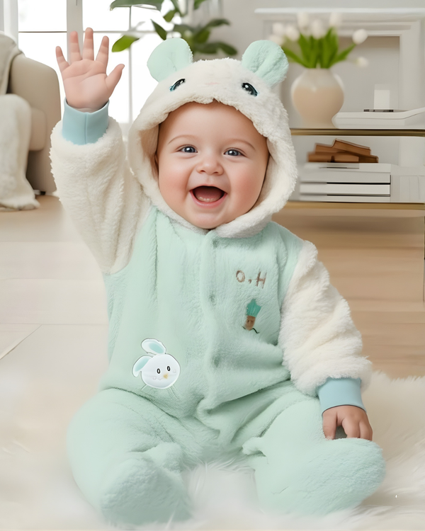 Bunny Mint Green Softest Rumpor/  Oneness/ Full Suit For Baby & Toddler