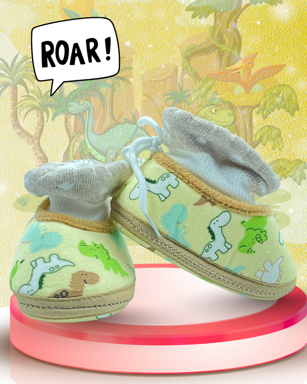 Jungle Pals Dino Baby Shoes / Booties