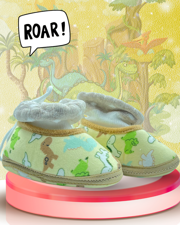 Jungle Pals Dino Baby Shoes / Booties