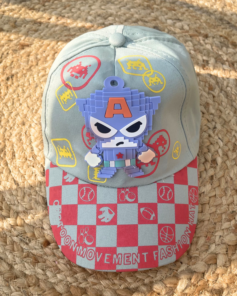 Mini Avenger Hero Pixel Cap