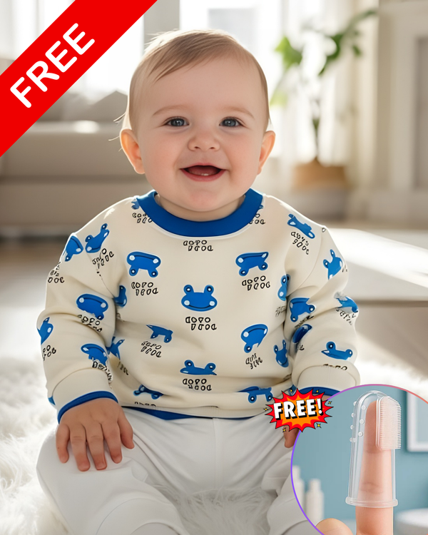 TinyRider Baby Cozy Blue Sweatshirt : For All Seasons