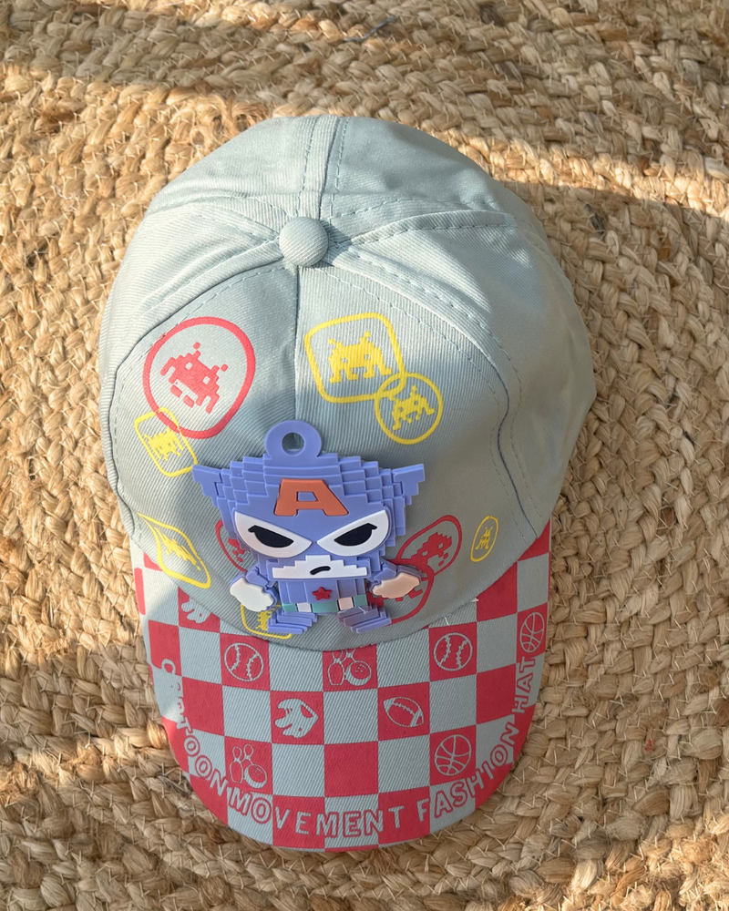 Mini Avenger Hero Pixel Cap
