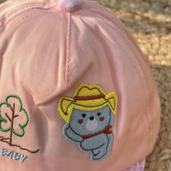 Cubby Bear Summer Checks Newborn Cap  🐻 (0 to 1.5 Years)