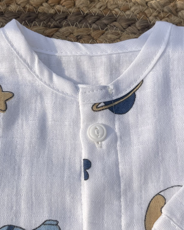 Little Cosmo 100% Soft Baby Muslin Outfit Set