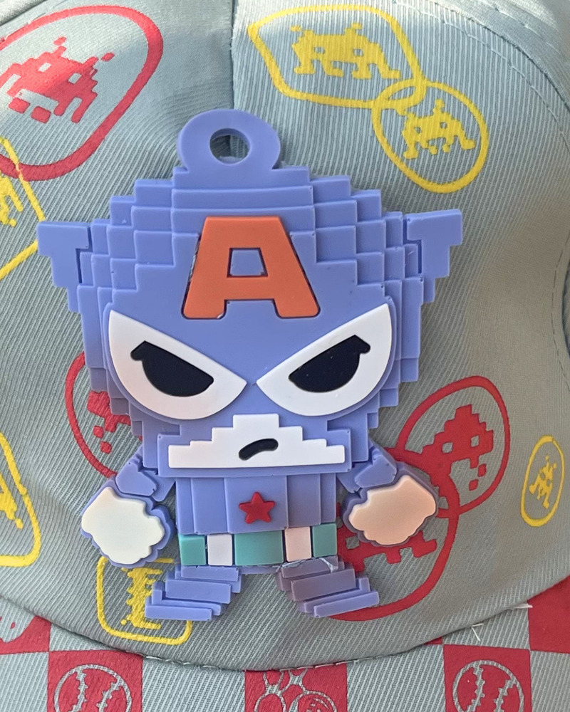 Mini Avenger Hero Pixel Cap