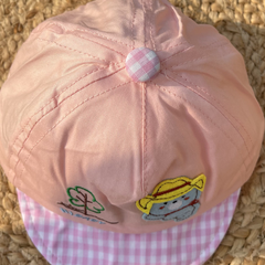 Cubby Bear Summer Checks Newborn Cap  🐻 (0 to 1.5 Years)