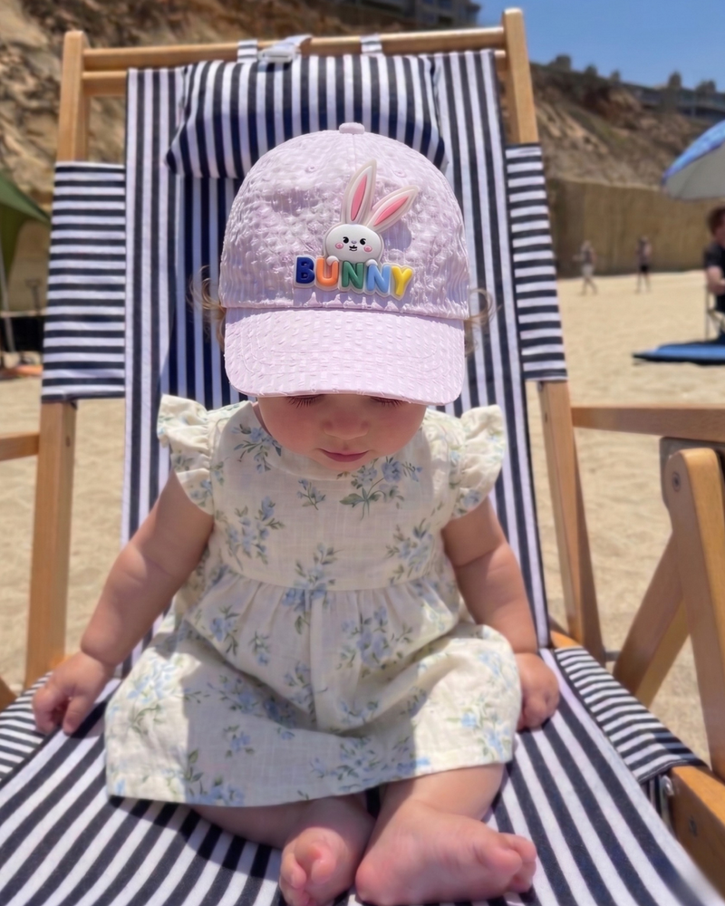 Bunny Bloom Summer Baby Cap