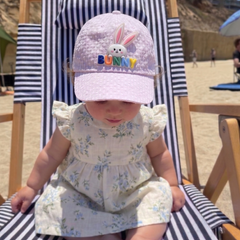 Bunny Bloom Summer Baby Cap