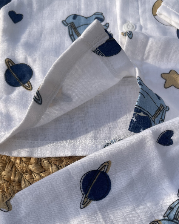 Little Cosmo 100% Soft Baby Muslin Outfit Set