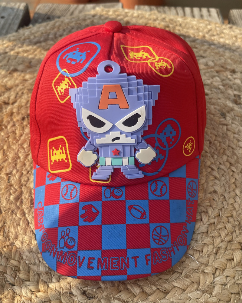 Mini Avenger Hero Pixel Cap