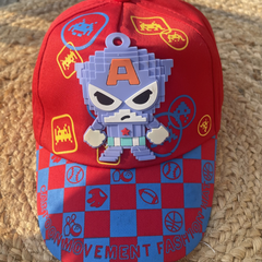 Mini Avenger Hero Pixel Cap