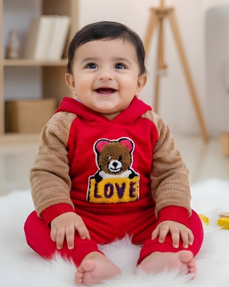 CozyHood Winter Baba Suit Set (Hood + Trouser) Full Set