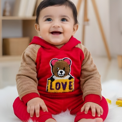 CozyHood Winter Baba Suit Set (Hood + Trouser) Full Set