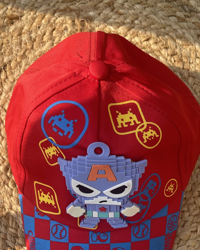 Mini Avenger Hero Pixel Cap