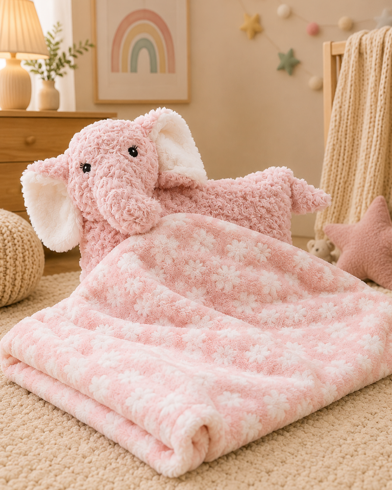 3 in 1 Cloud Cuddle Sheep Pillow Toy With Blanket ☁️🤍