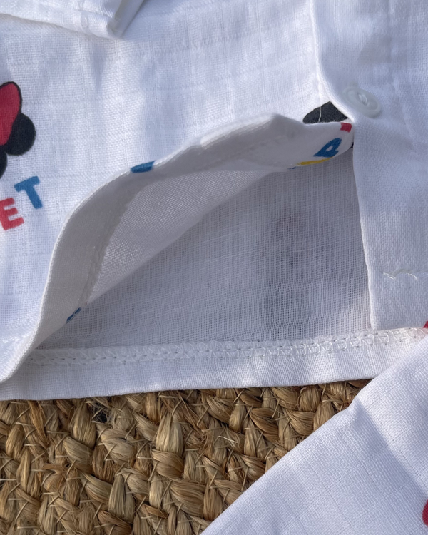 Tiny Smiles 100% Soft Baby Muslin Outfit Set