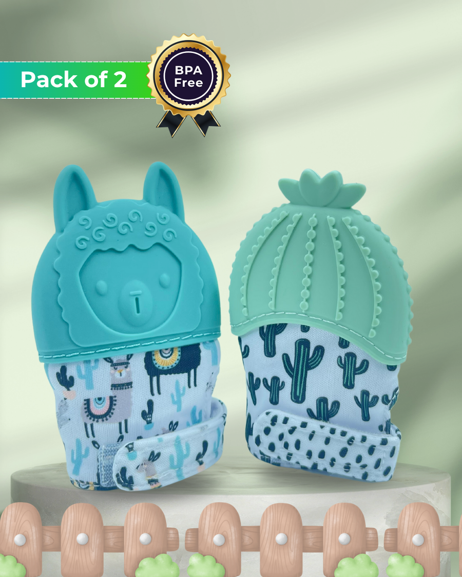 Nom Nom Desert Safari Chewy Hand Gloves Teether