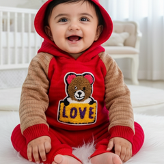 CozyHood Winter Baba Suit Set (Hood + Trouser) Full Set