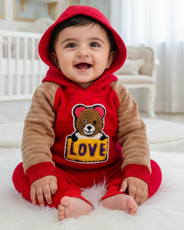 CozyHood Winter Baba Suit Set (Hood + Trouser) Full Set