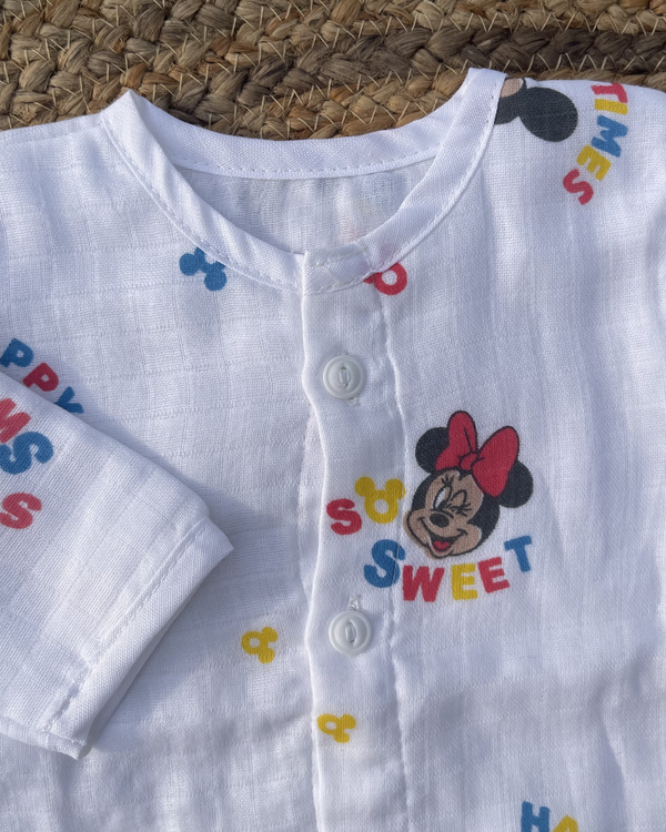 Tiny Smiles 100% Soft Baby Muslin Outfit Set